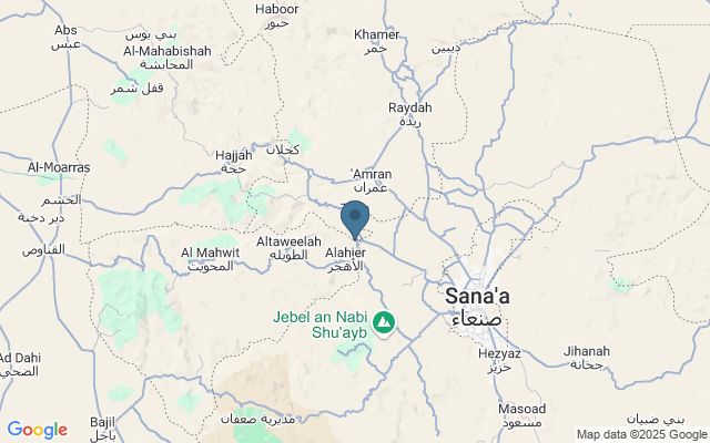 Kaart met locatie Shibam